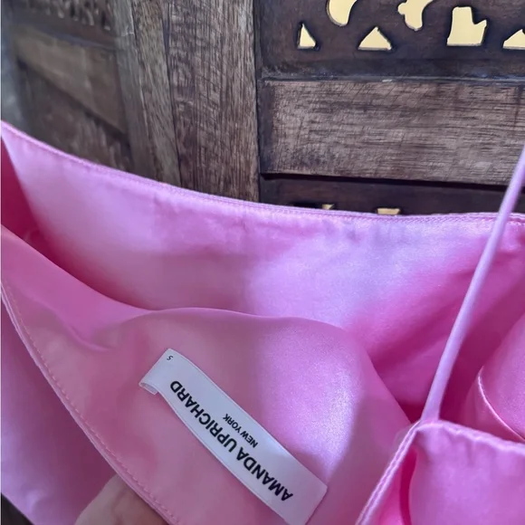 NEW Amanda Uprichard X REVOLVE Chiara Dress in Flamingo